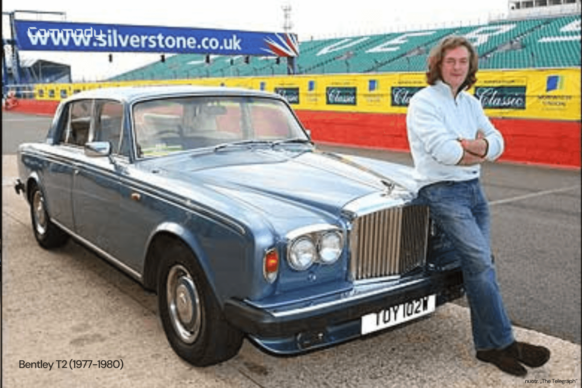 James May with his Bentley T2